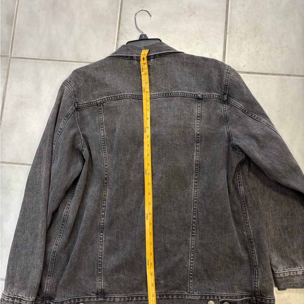GAP Charcoal Denim Jacket - Picture 4 of 6